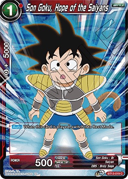 Son Goku, Hope of the Saiyans (Common) (BT13-019) [Supreme Rivalry] | The Time Vault CA