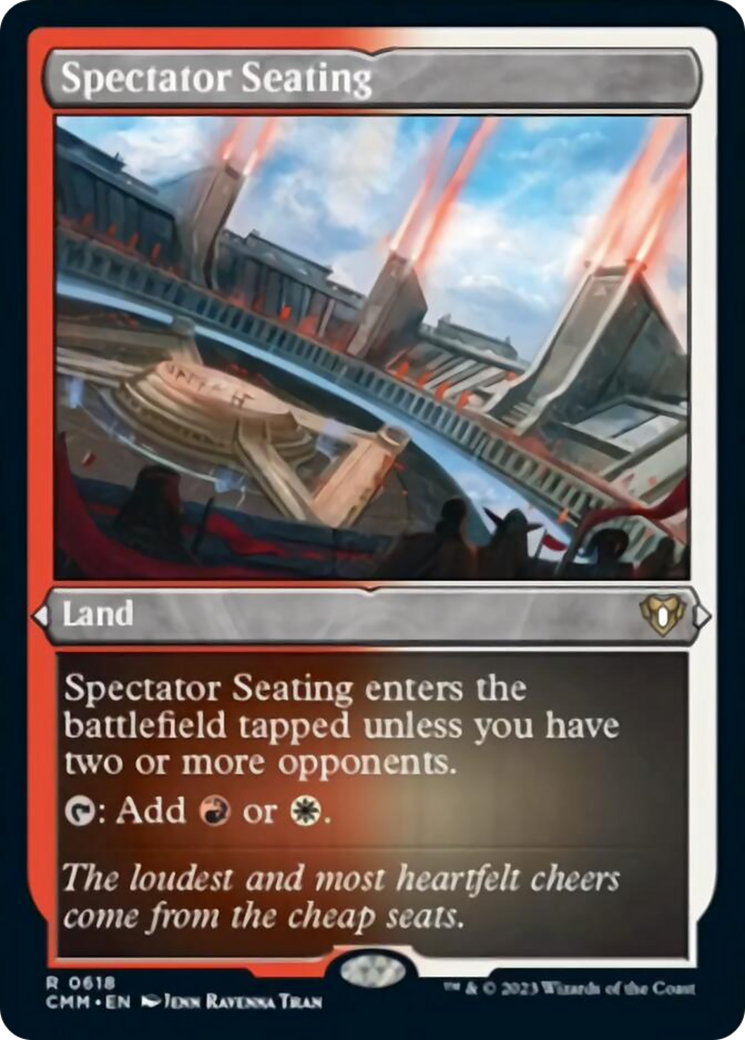 Spectator Seating (Foil Etched) [Commander Masters] | The Time Vault CA