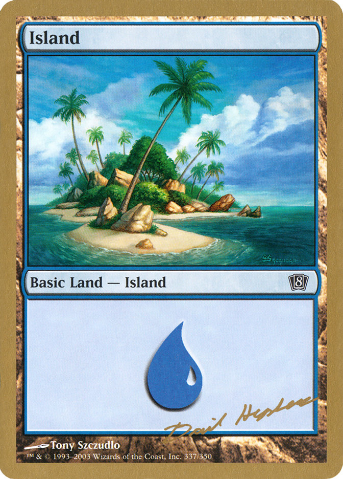 Island (dh337) (Dave Humpherys) [World Championship Decks 2003] | The Time Vault CA