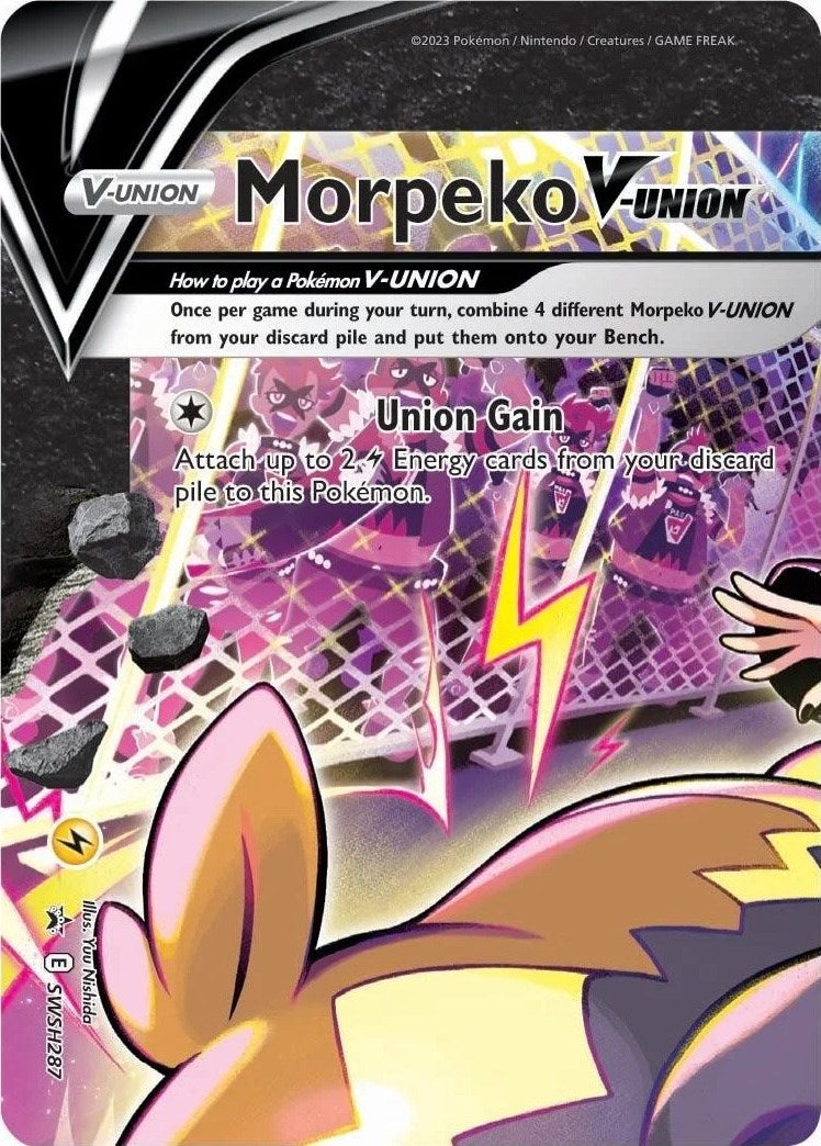 Morpeko V-Union (SWSH287) [Sword & Shield: Black Star Promos] | The Time Vault CA