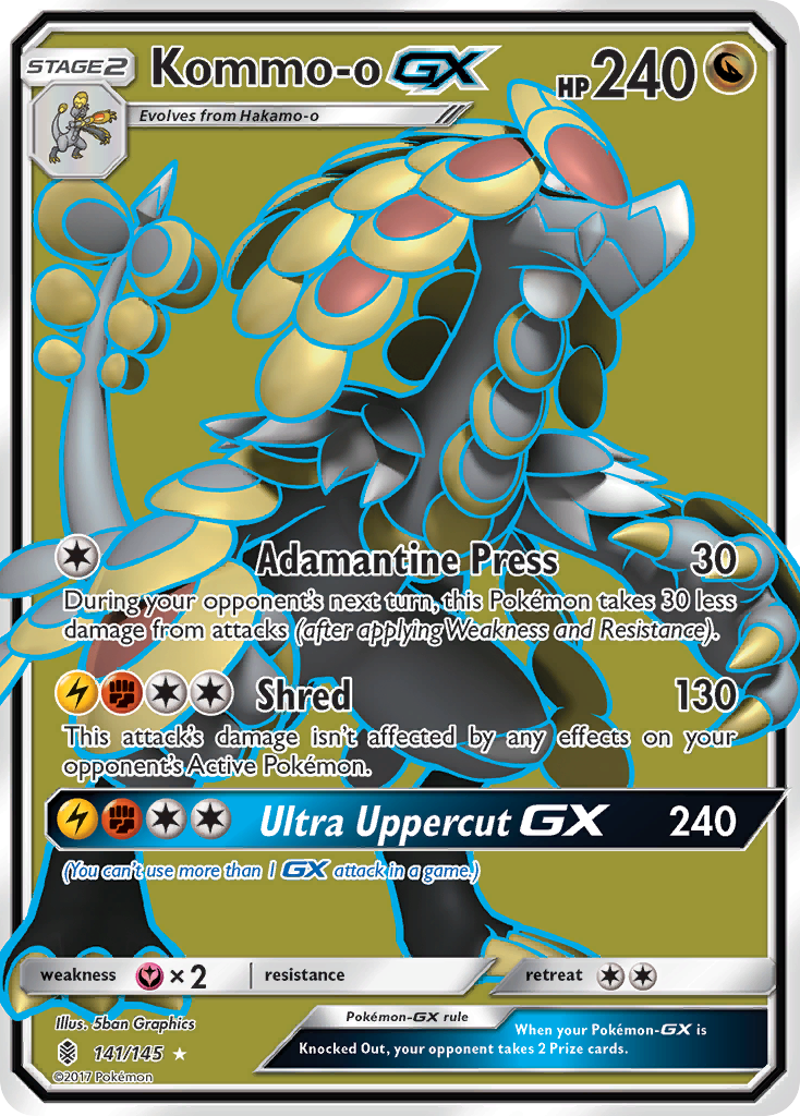 Kommo-o GX (141/145) [Sun & Moon: Guardians Rising] | The Time Vault CA