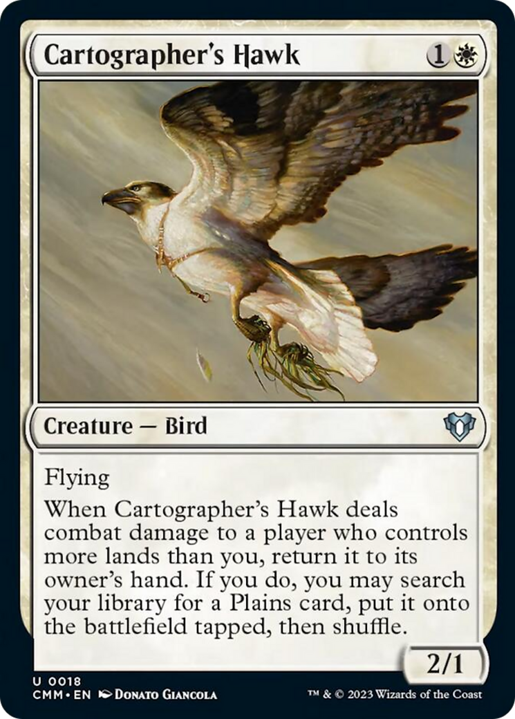 Cartographer's Hawk [Commander Masters] | The Time Vault CA