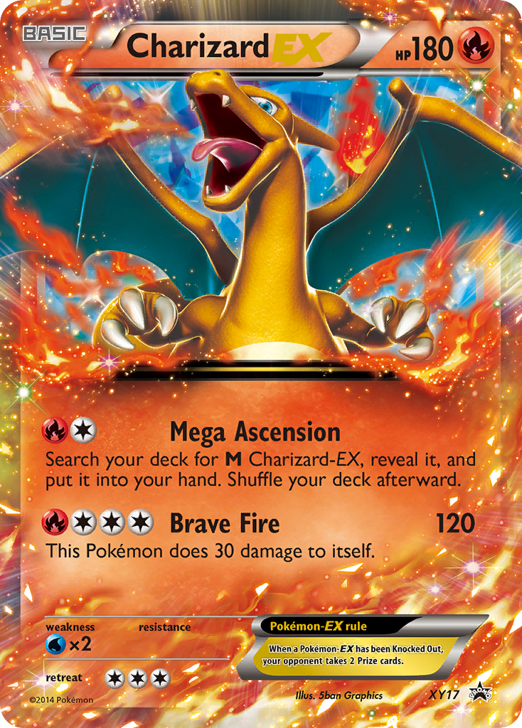 Charizard EX (XY17) [XY: Black Star Promos] | The Time Vault CA