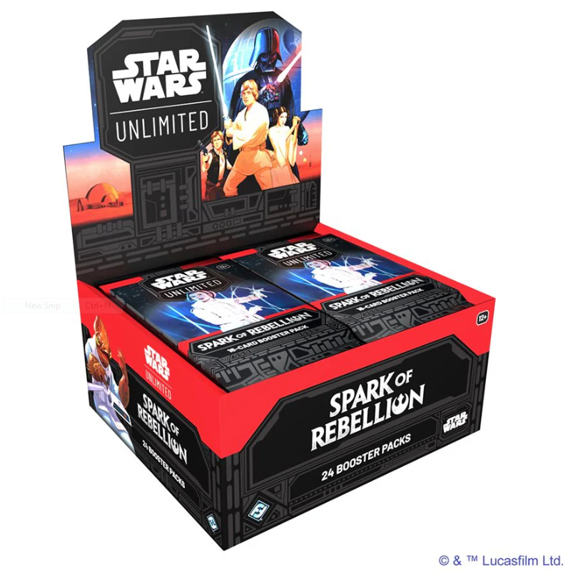 STAR WARS: UNLIMITED: SPARK OF REBELLION - DRAFT BOOSTER BOX | The Time Vault CA