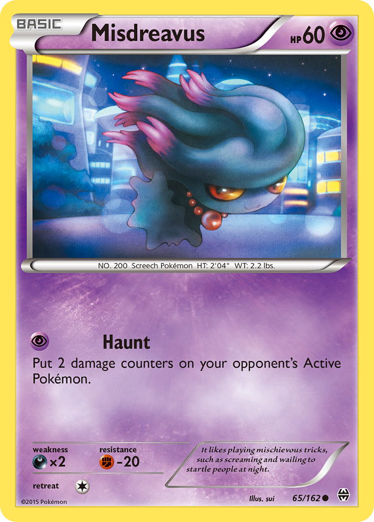 Misdreavus (65/162) [XY: BREAKthrough] | The Time Vault CA