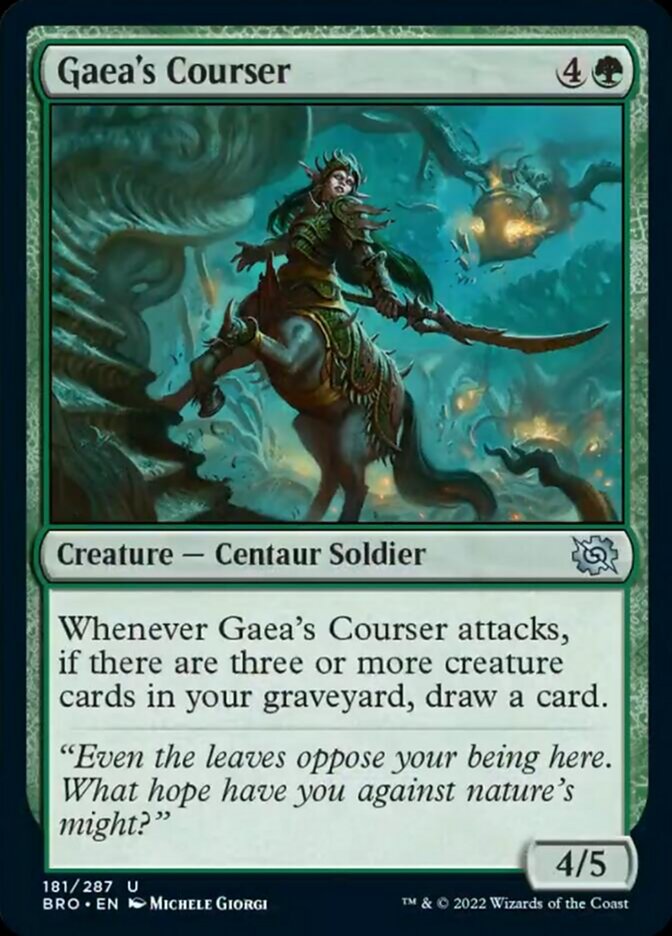 Gaea's Courser [The Brothers' War] | The Time Vault CA