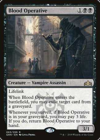Blood Operative [Guilds of Ravnica] | The Time Vault CA