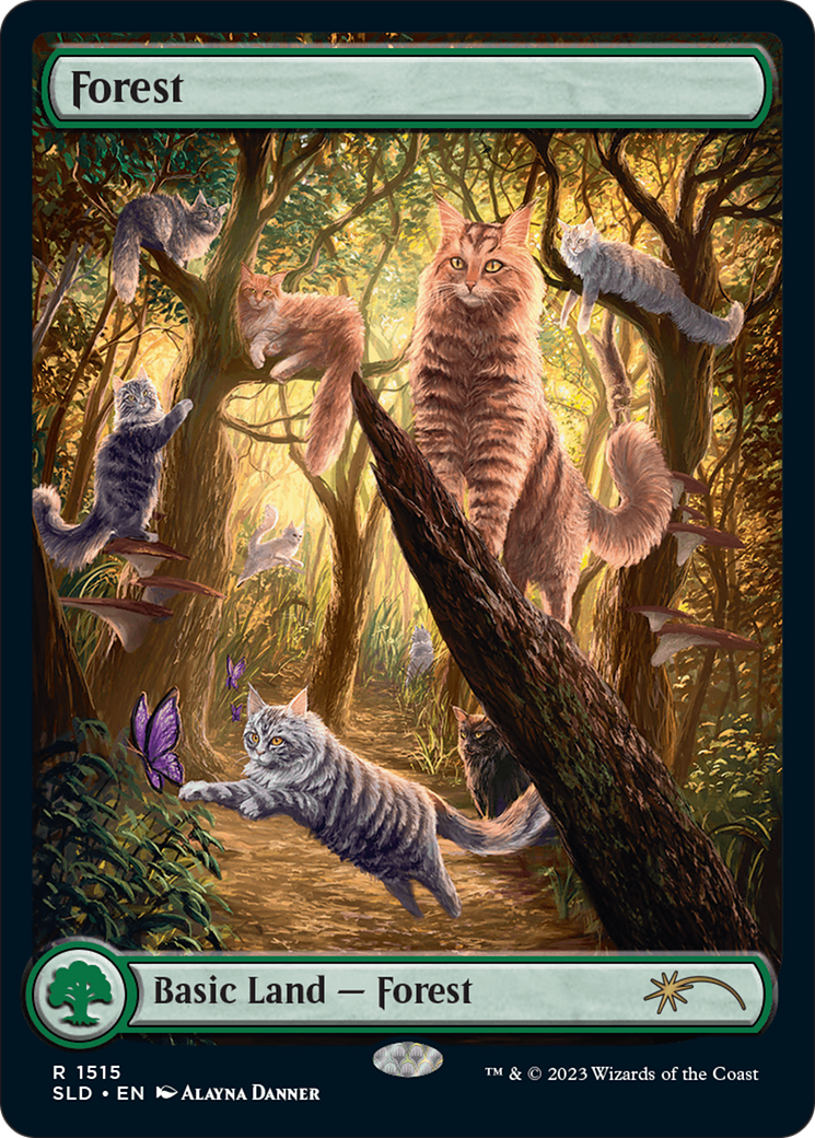 Forest (1515) [Secret Lair Commander Deck: Raining Cats and Dogs] | The Time Vault CA