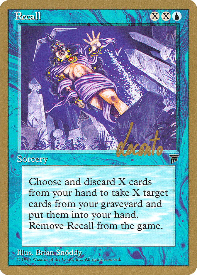 Recall (Michael Loconto) [Pro Tour Collector Set] | The Time Vault CA