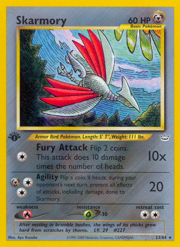 Skarmory (23/64) [Neo Revelation 1st Edition] | The Time Vault CA