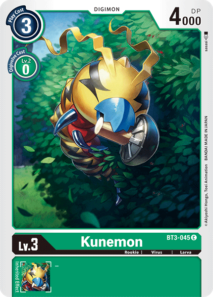 Kunemon [BT3-045] [Release Special Booster Ver.1.5] | The Time Vault CA