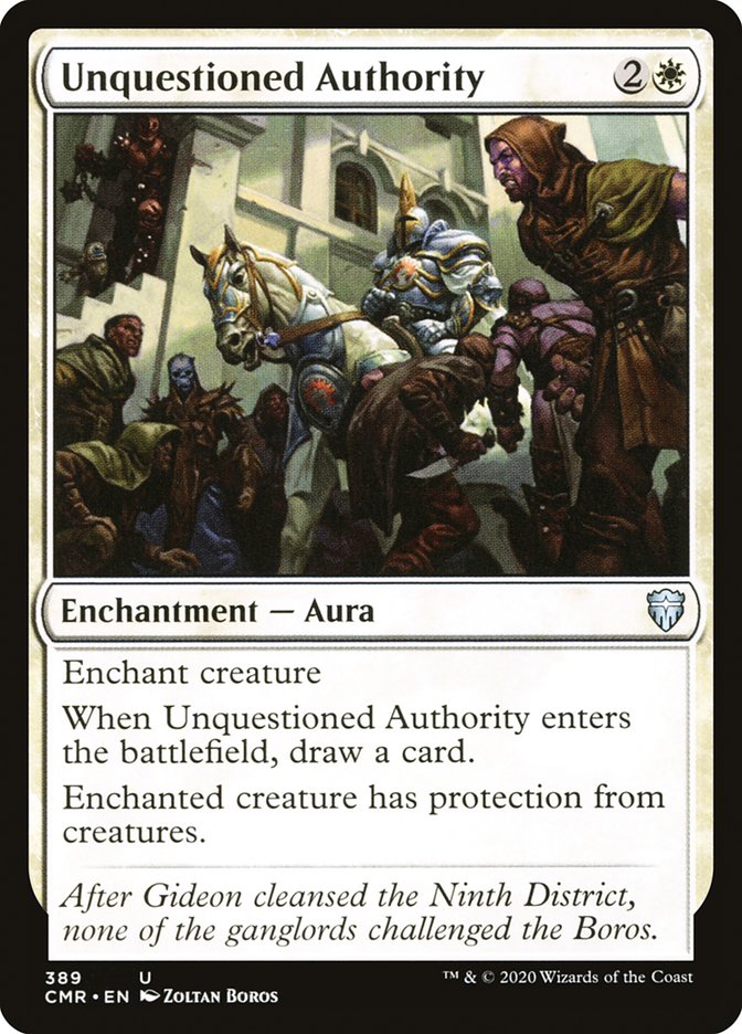 Unquestioned Authority [Commander Legends] | The Time Vault CA
