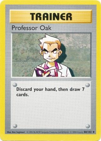 Professor Oak (88/102) [Base Set Shadowless Unlimited] | The Time Vault CA