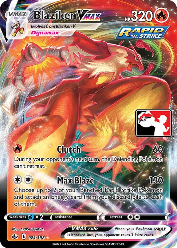 Blaziken VMAX (021/198) [Prize Pack Series One] | The Time Vault CA