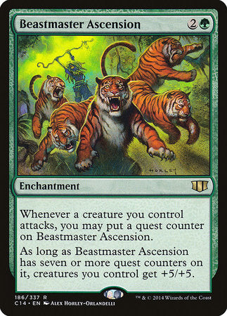 Beastmaster Ascension [Commander 2014] | The Time Vault CA