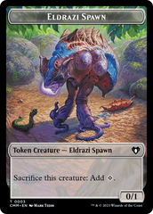 Eldrazi Spawn // Construct (0042) Double-Sided Token [Commander Masters Tokens] | The Time Vault CA