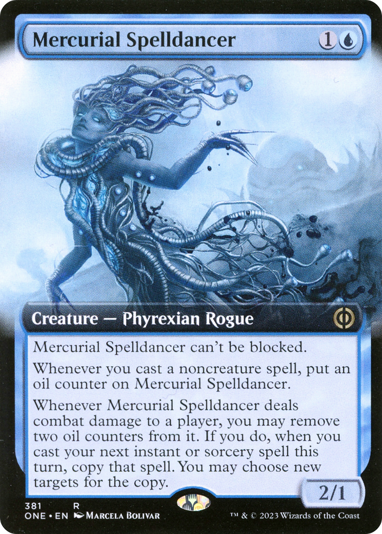 Mercurial Spelldancer (Extended Art) [Phyrexia: All Will Be One] | The Time Vault CA