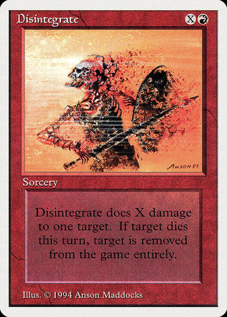 Disintegrate [Summer Magic / Edgar] | The Time Vault CA