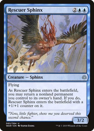 Rescuer Sphinx [War of the Spark] | The Time Vault CA