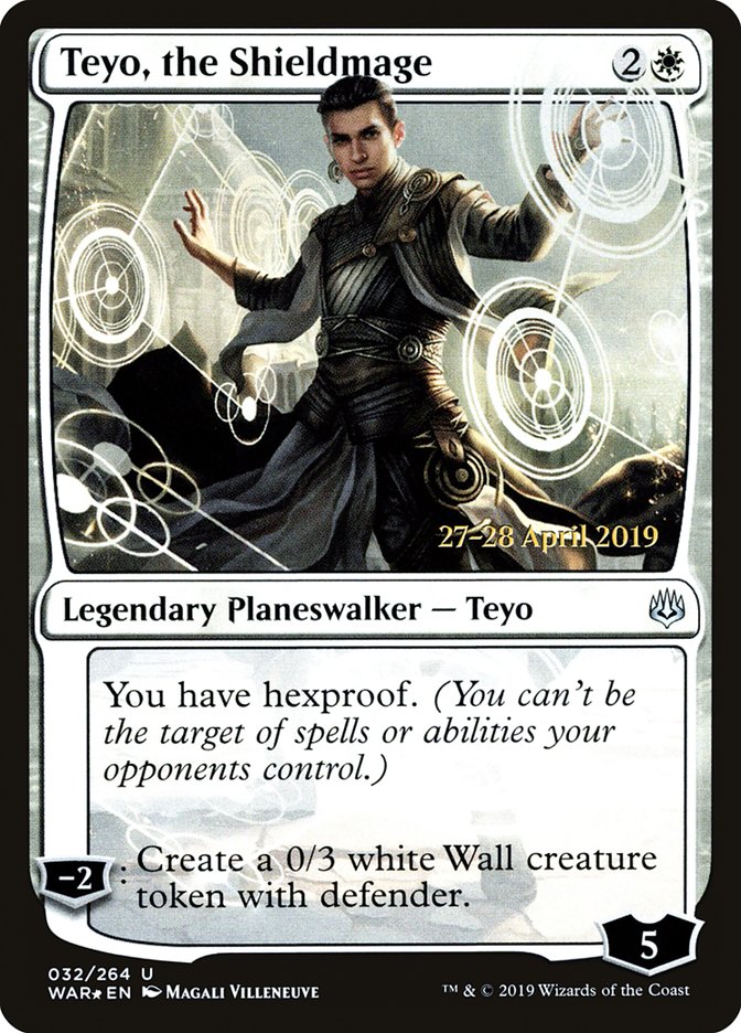 Teyo, the Shieldmage  [War of the Spark Prerelease Promos] | The Time Vault CA