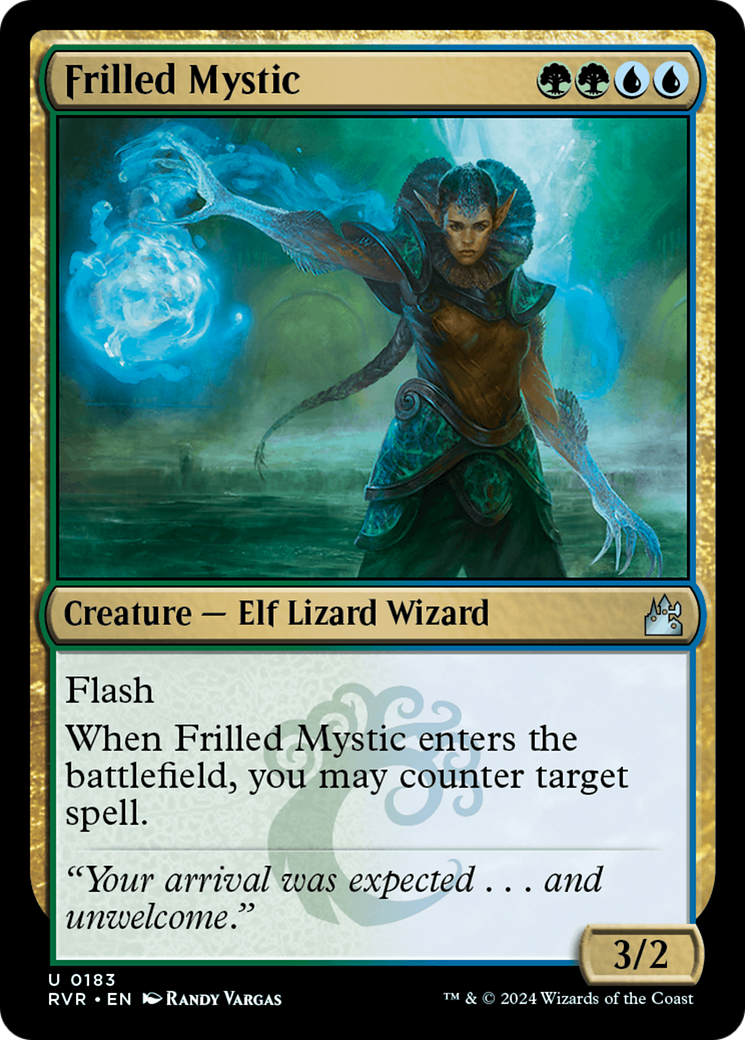 Frilled Mystic [Ravnica Remastered] | The Time Vault CA