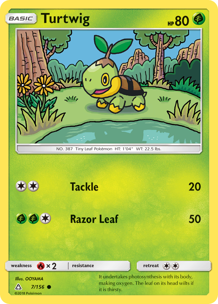 Turtwig (7/156) [Sun & Moon: Ultra Prism] | The Time Vault CA