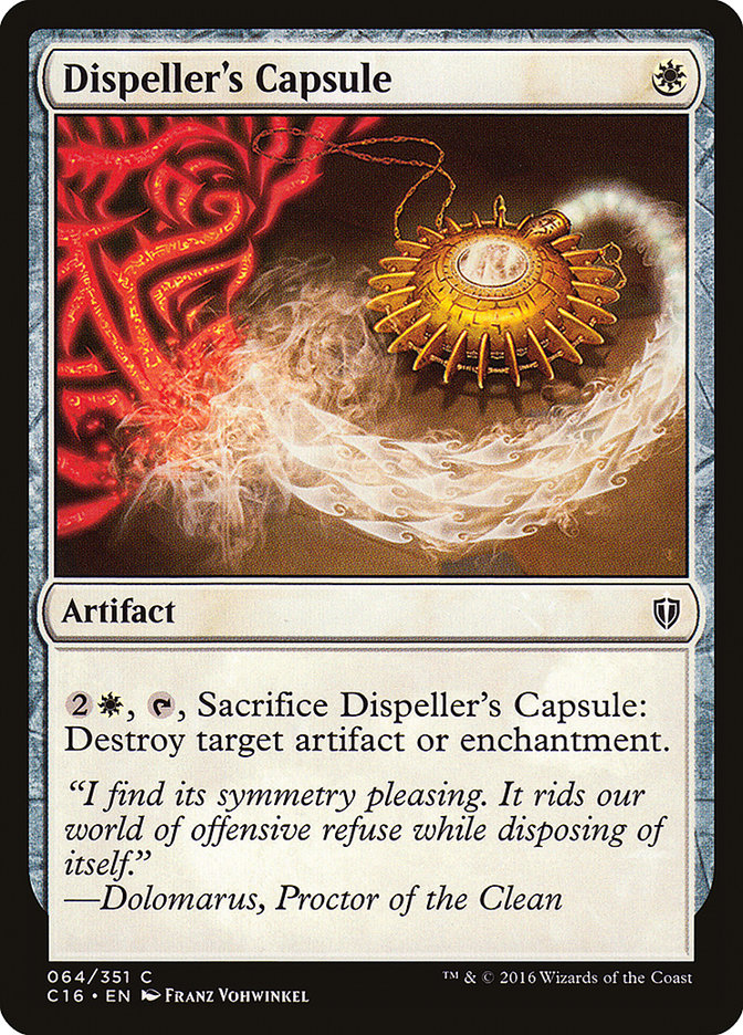 Dispeller's Capsule [Commander 2016] | The Time Vault CA