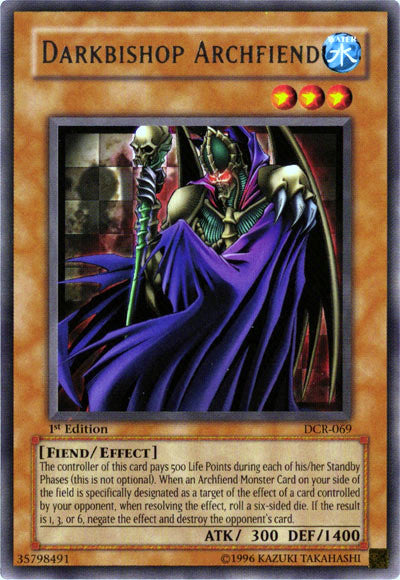 Darkbishop Archfiend [DCR-069] Rare | The Time Vault CA