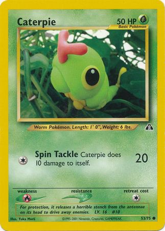 Caterpie (53/75) [Neo Discovery Unlimited] | The Time Vault CA