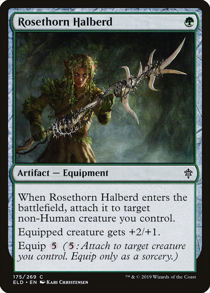 Rosethorn Halberd [Throne of Eldraine] | The Time Vault CA