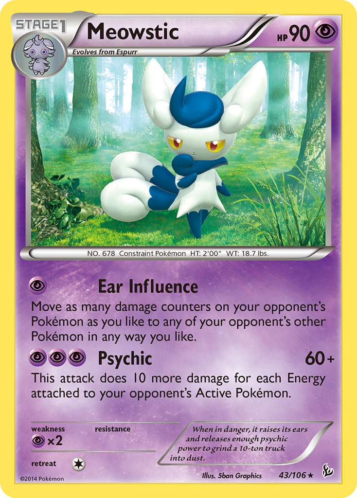 Meowstic (43/106) [XY: Flashfire] | The Time Vault CA