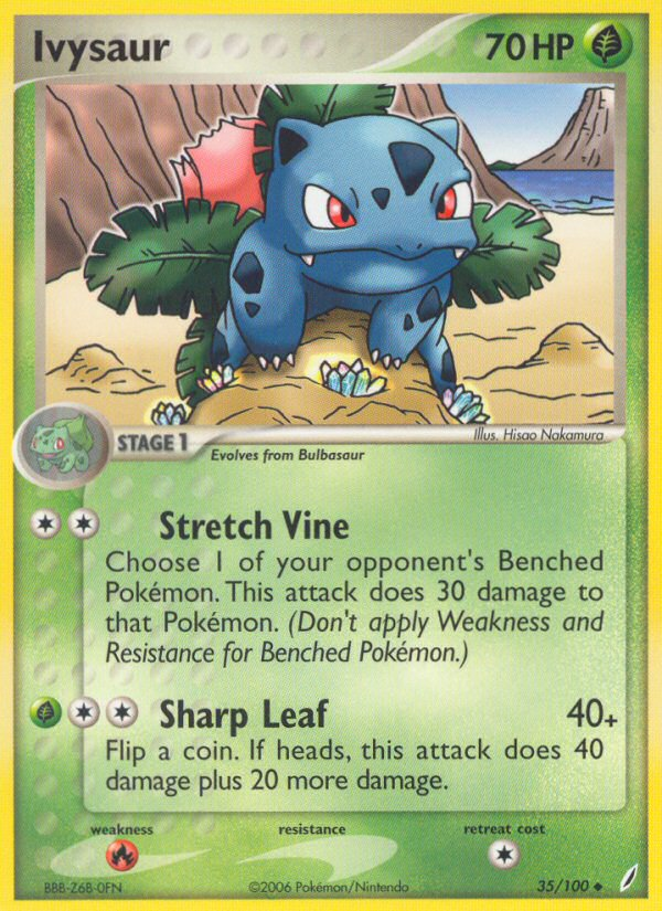 Ivysaur (35/100) [EX: Crystal Guardians] | The Time Vault CA