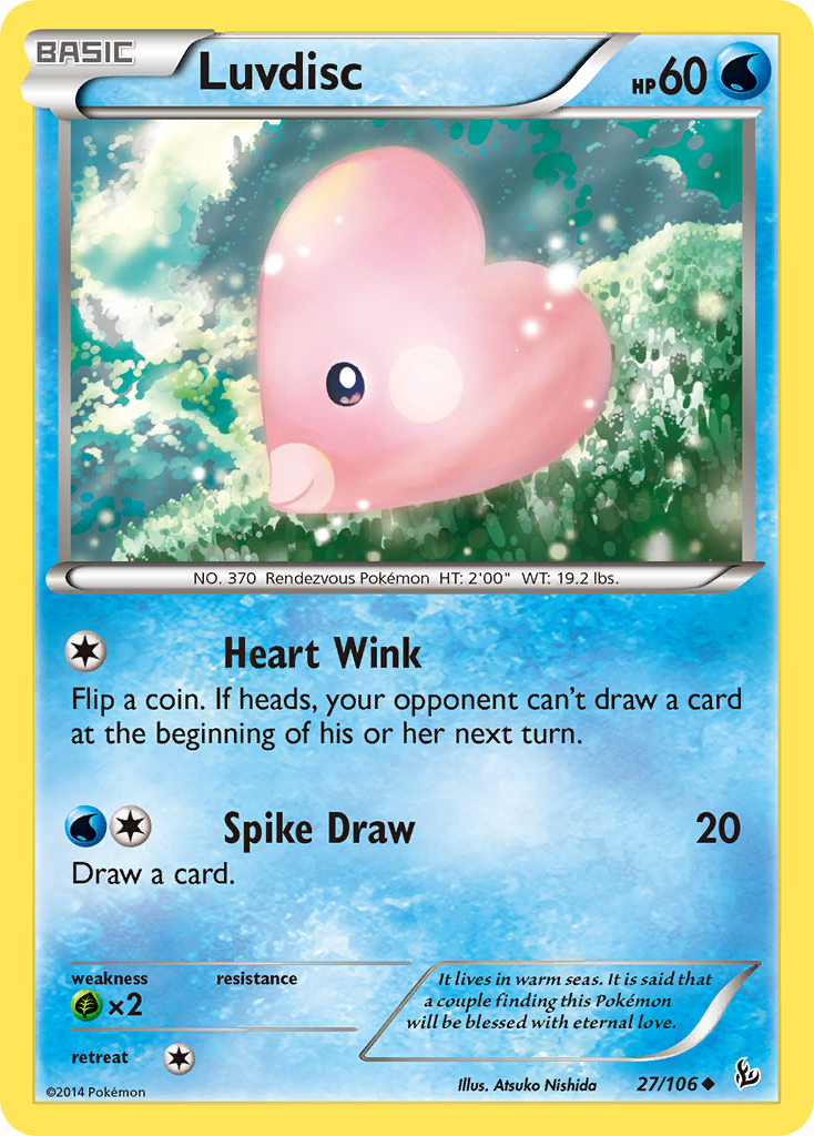 Luvdisc (27/106) [XY: Flashfire] | The Time Vault CA