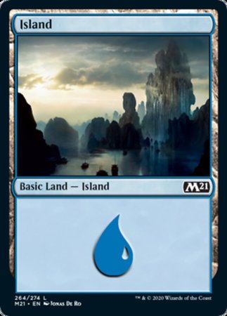 Island (264) [Core Set 2021] | The Time Vault CA