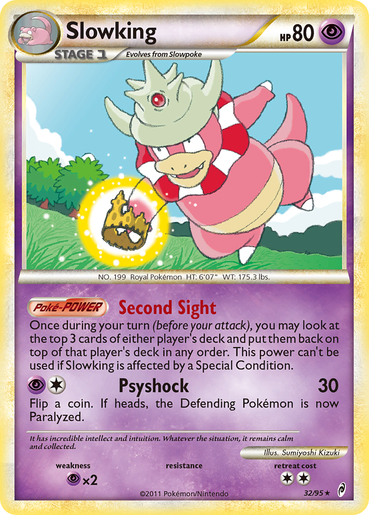 Slowking (32/95) [HeartGold & SoulSilver: Call of Legends] | The Time Vault CA