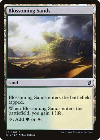 Blossoming Sands [Commander 2019] | The Time Vault CA