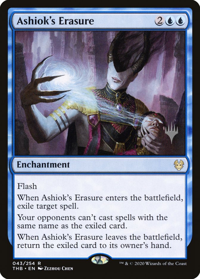 Ashiok's Erasure (Promo Pack) [Theros Beyond Death Promos] | The Time Vault CA