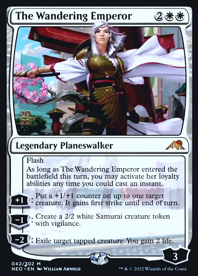 The Wandering Emperor [Kamigawa: Neon Dynasty Prerelease Promos] | The Time Vault CA