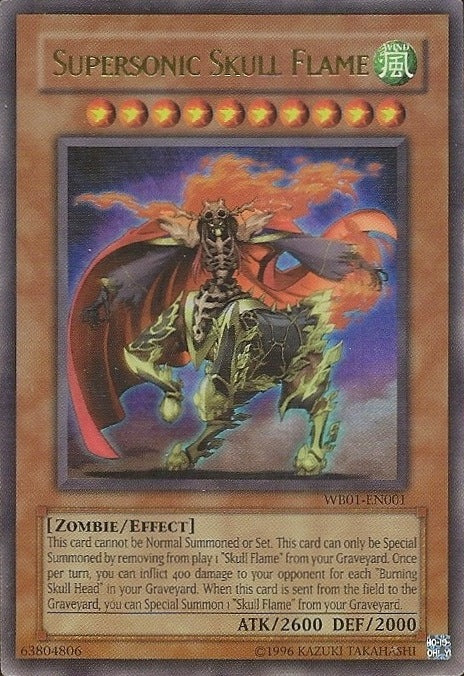 Supersonic Skull Flame [WB01-EN001] Super Rare | The Time Vault CA