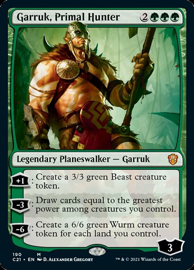 Garruk, Primal Hunter [Commander 2021] | The Time Vault CA