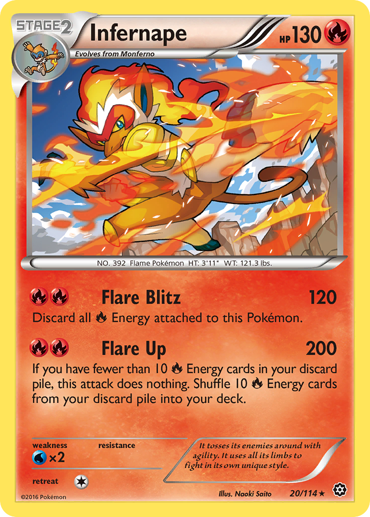 Infernape (20/114) [XY: Steam Siege] | The Time Vault CA