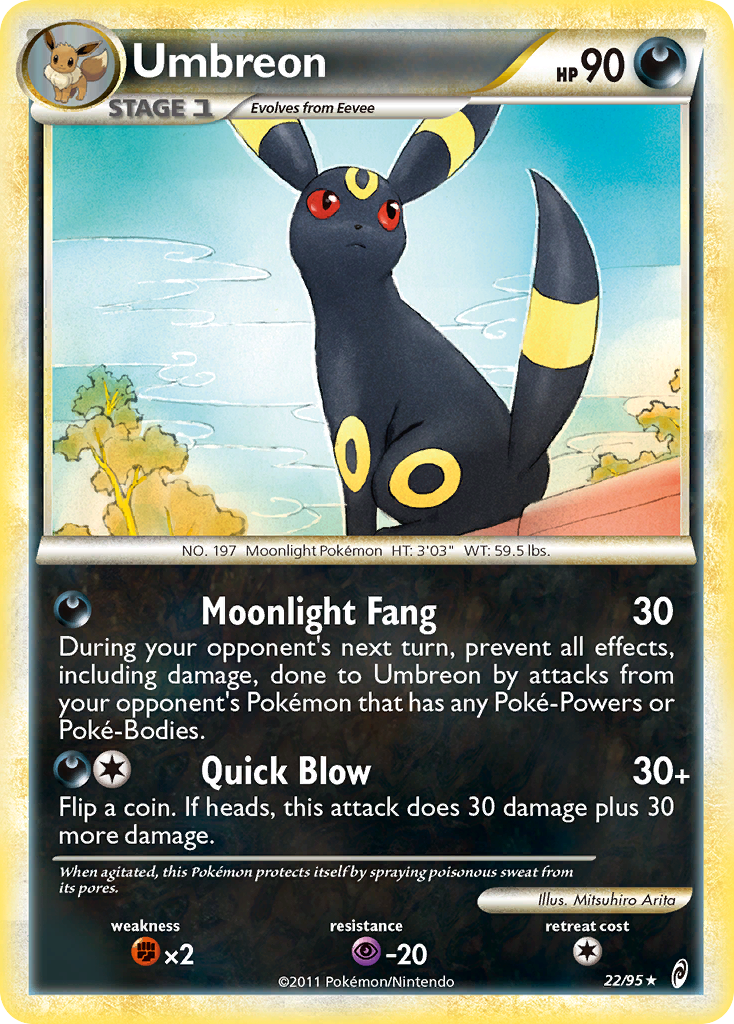 Umbreon (22/95) [HeartGold & SoulSilver: Call of Legends] | The Time Vault CA