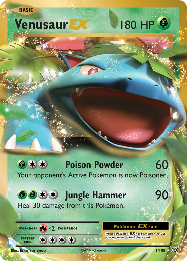 Venusaur EX (1/108) [XY: Evolutions] | The Time Vault CA