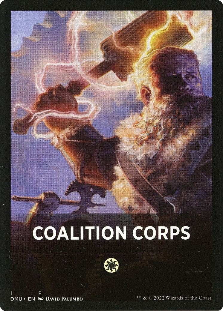 Coalition Corps Theme Card [Dominaria United Tokens] | The Time Vault CA