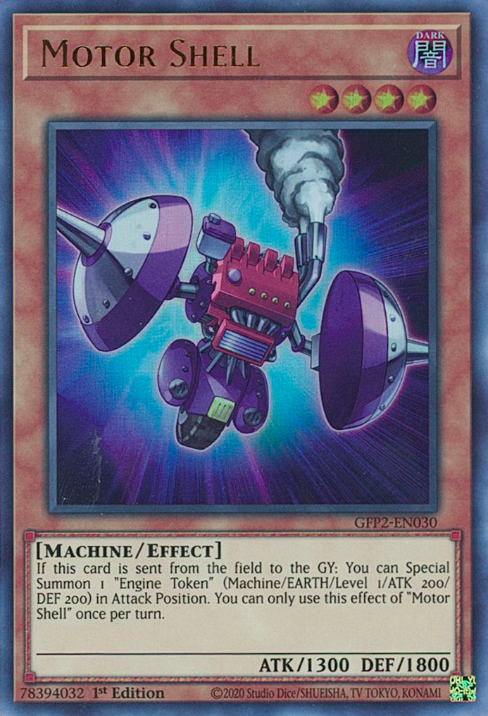 Motor Shell [GFP2-EN030] Ultra Rare | The Time Vault CA