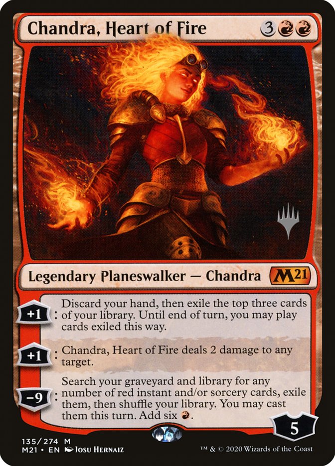 Chandra, Heart of Fire (Promo Pack) [Core Set 2021 Promos] | The Time Vault CA