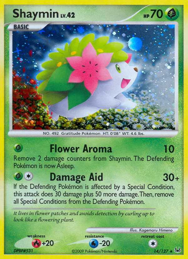 Shaymin (14/127) [Platinum: Base Set] | The Time Vault CA