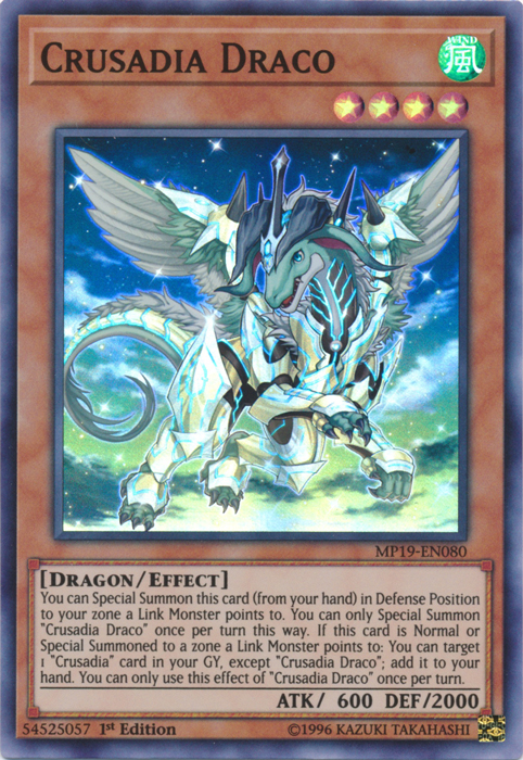 Crusadia Draco [MP19-EN080] Super Rare | The Time Vault CA