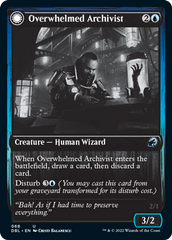 Overwhelmed Archivist // Archive Haunt [Innistrad: Double Feature] | The Time Vault CA