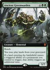 Ancient Greenwarden (Extended Art) [Zendikar Rising] | The Time Vault CA